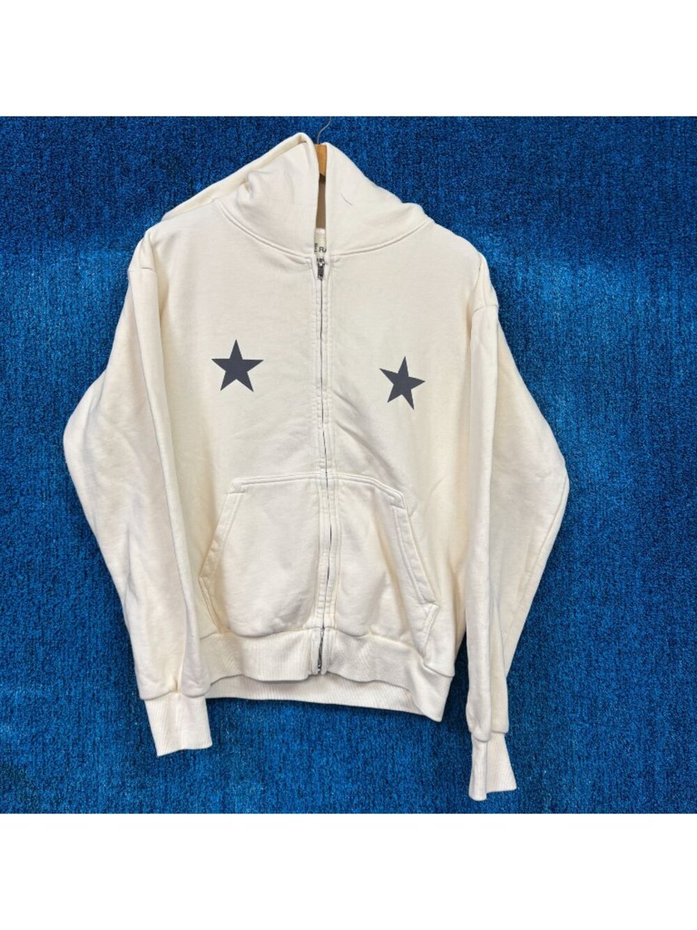 Renee Rapp Bite Me Tour Beige Zip-Up Hoodie Size Small